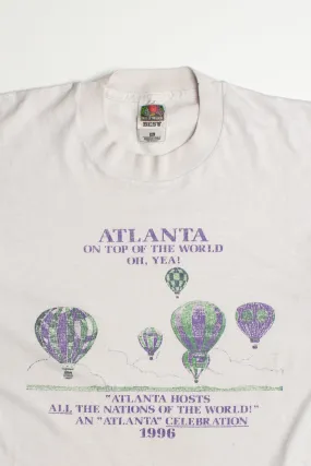 1996 Atlanta Celebration with Typo Single Stitch T-Shirt