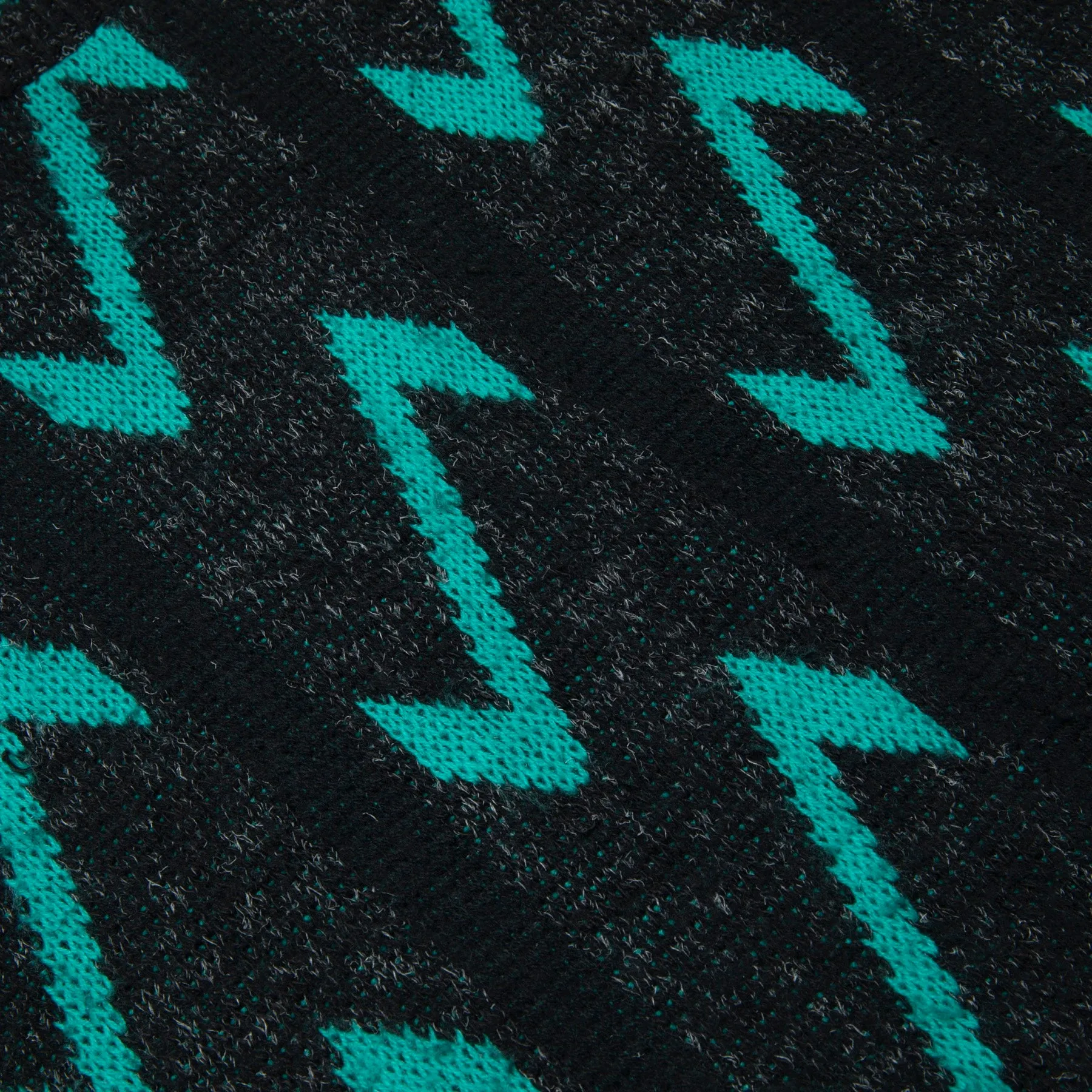 80s Heathered Zigzag Jacquard Jumper
