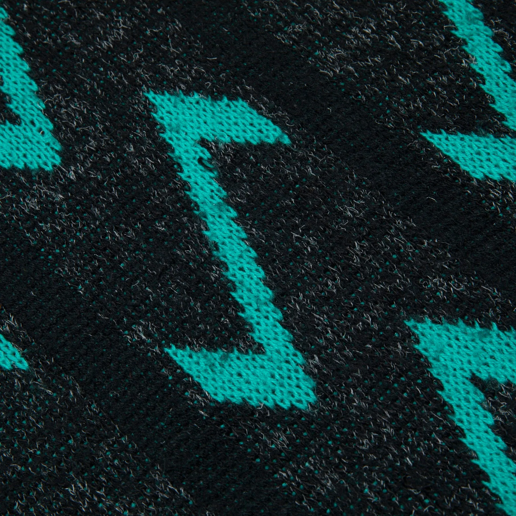 80s Heathered Zigzag Jacquard Jumper