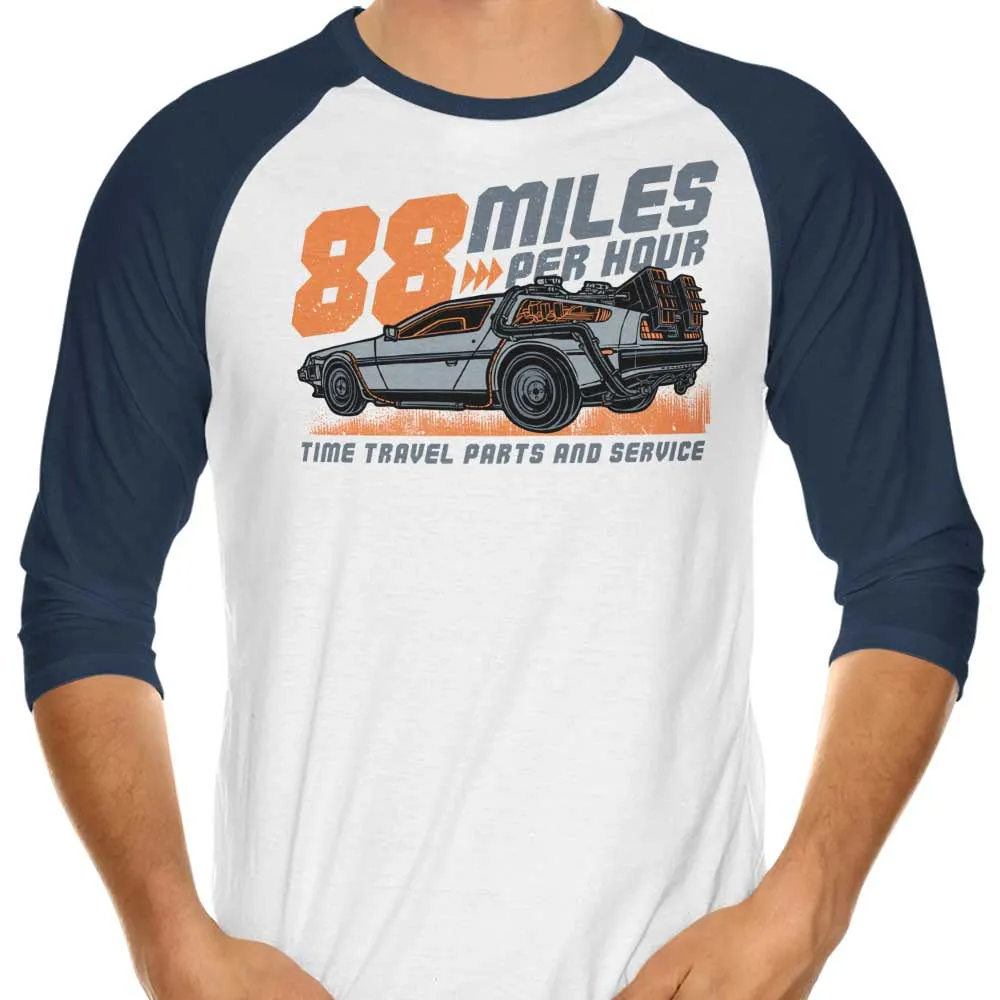 88 MPH - 3/4 Sleeve Raglan T-Shirt