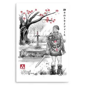 A Link to the Sumi-e - Metal Print