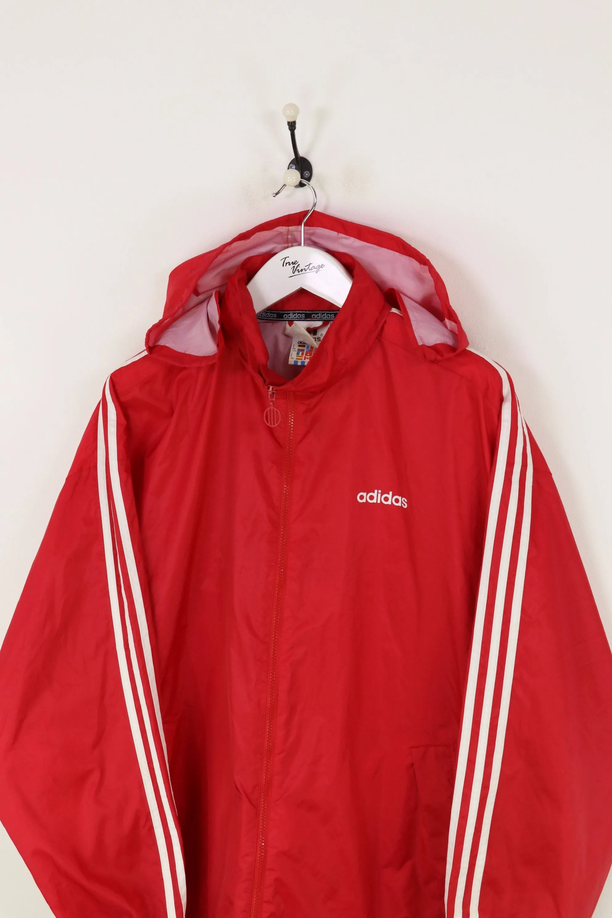 Adidas Rain Jacket Red XL