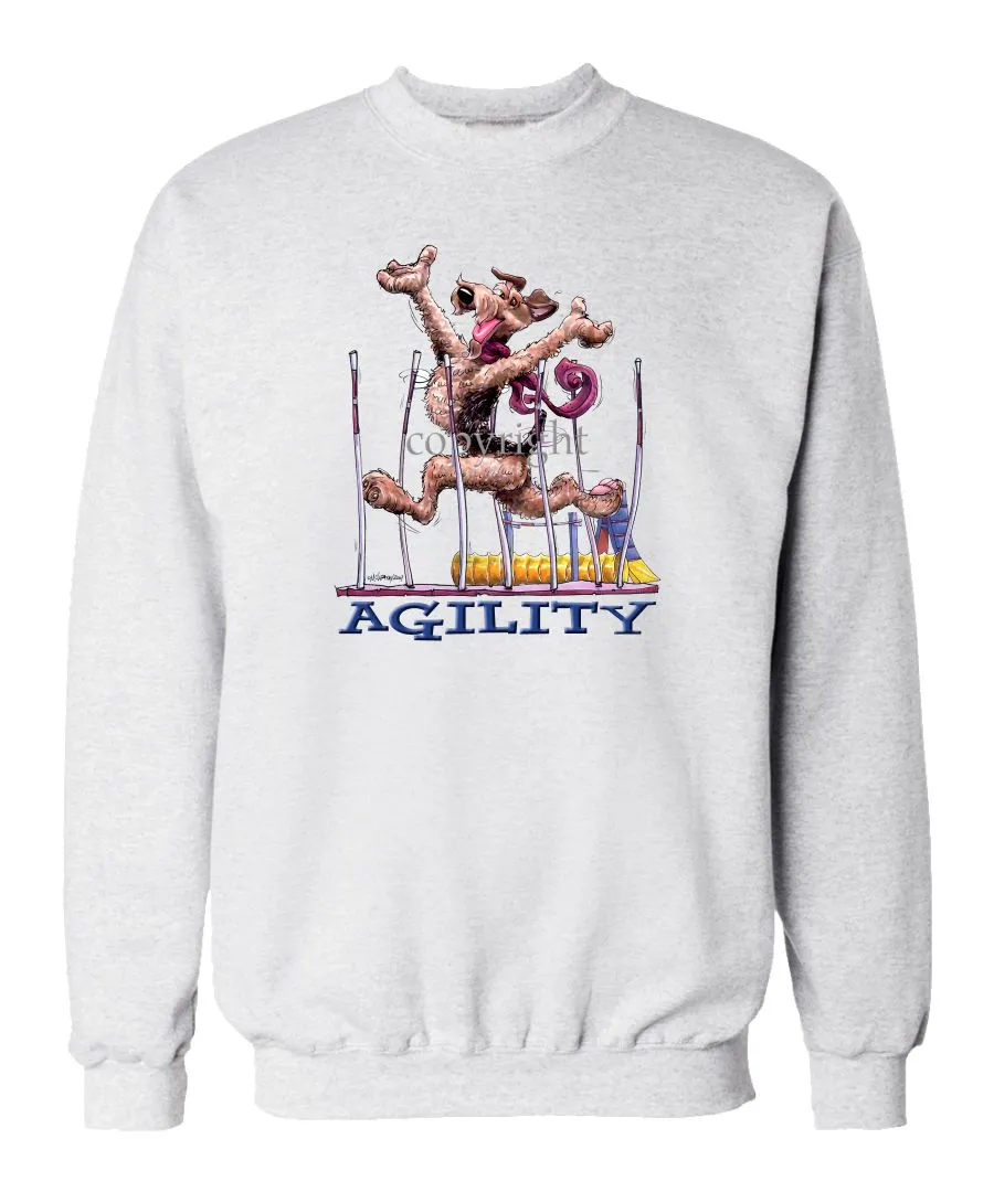 Airedale Terrier - Agility Weave II - Sweatshirt