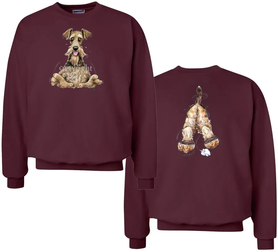 Airedale Terrier - Coming and Going - Sweatshirt (Double Sided)