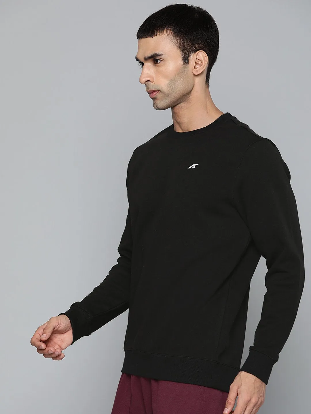 Alcis Men Casual Black Sweatshirts