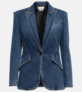 Alexander McQueen Denim blazer