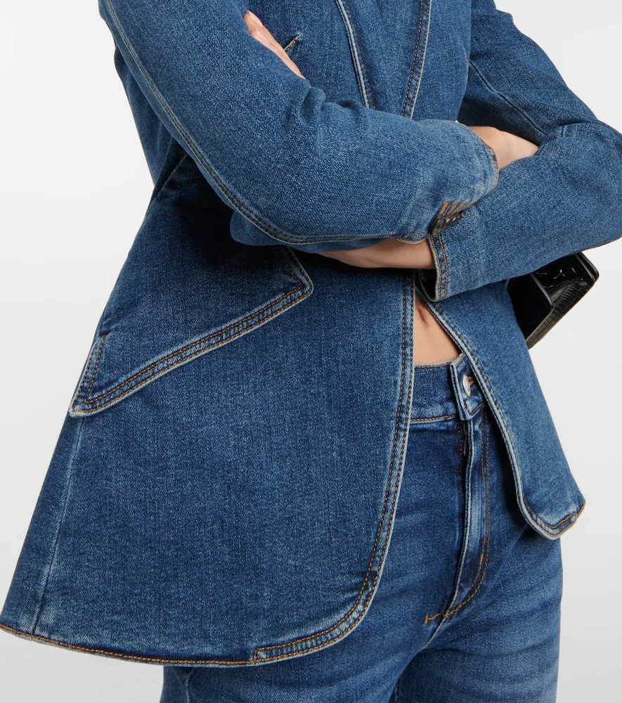 Alexander McQueen Denim blazer