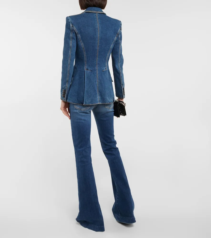 Alexander McQueen Denim blazer
