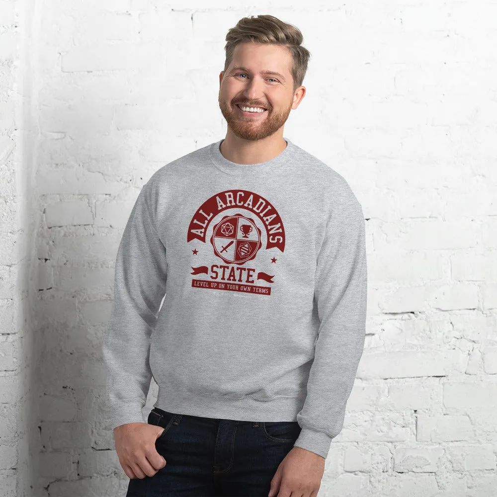 All Arcadians State Unisex Sweatshirts