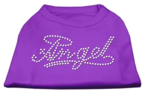 Angel Rhinestud Shirt Purple XL (16)