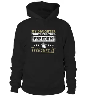 Army Mom Daughter Treasure It T-shirts