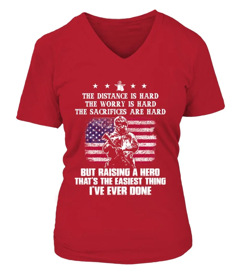 Army Mom Easy Raising Hero Front T-shirts