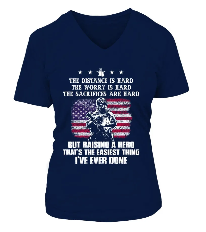 Army Mom Easy Raising Hero Front T-shirts