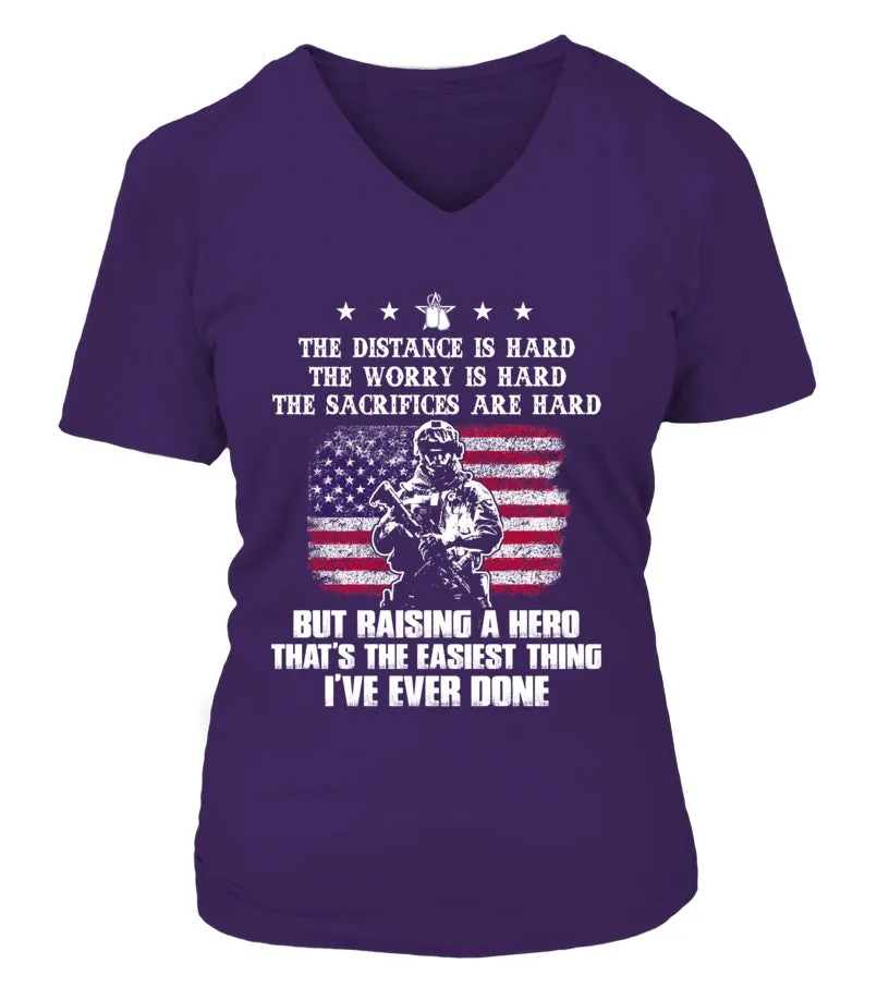 Army Mom Easy Raising Hero Front T-shirts