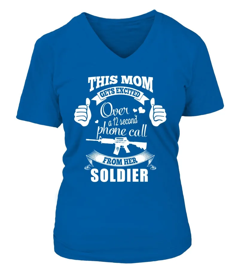 Army Mom Gets Excited T-shirts