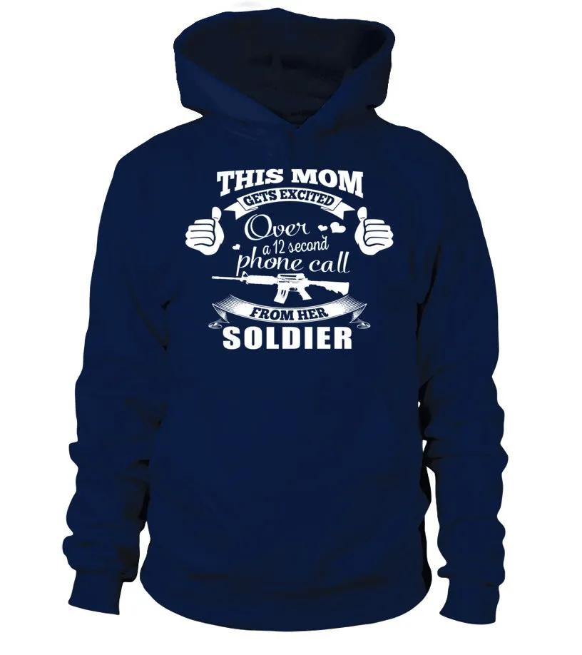 Army Mom Gets Excited T-shirts
