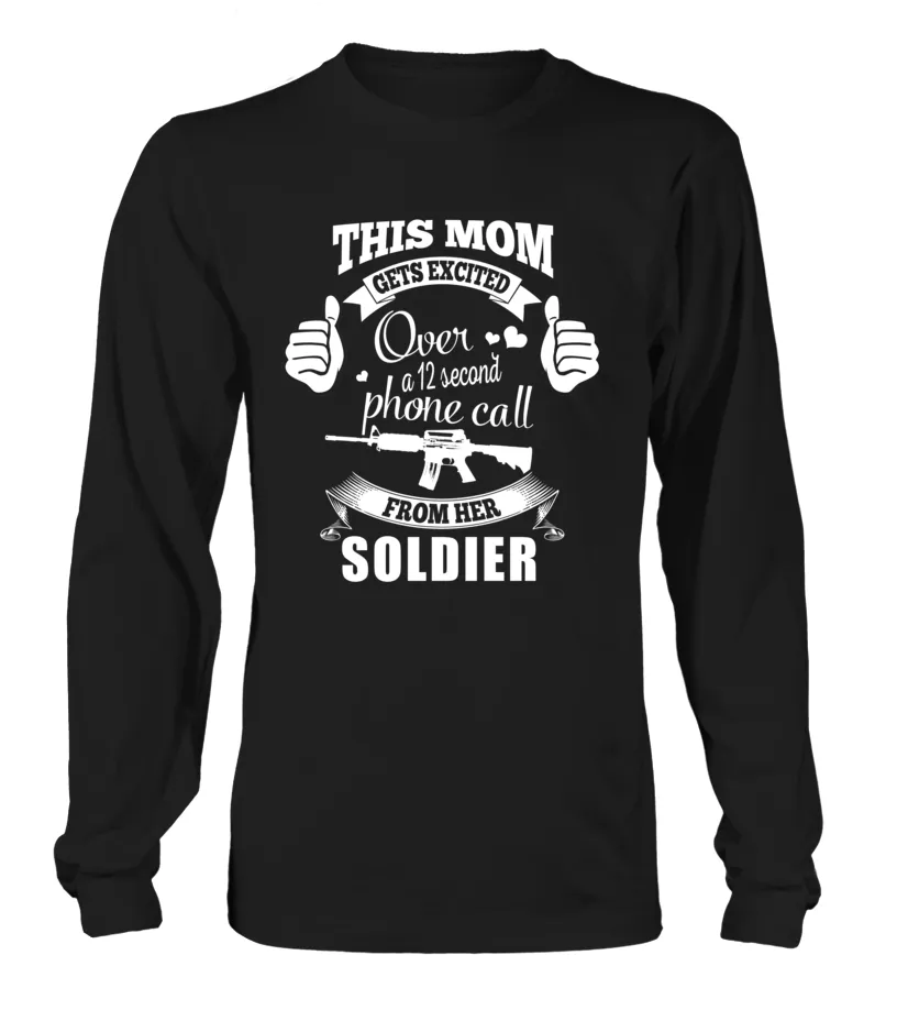 Army Mom Gets Excited T-shirts