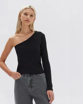 Asymmetric LS Top Black
