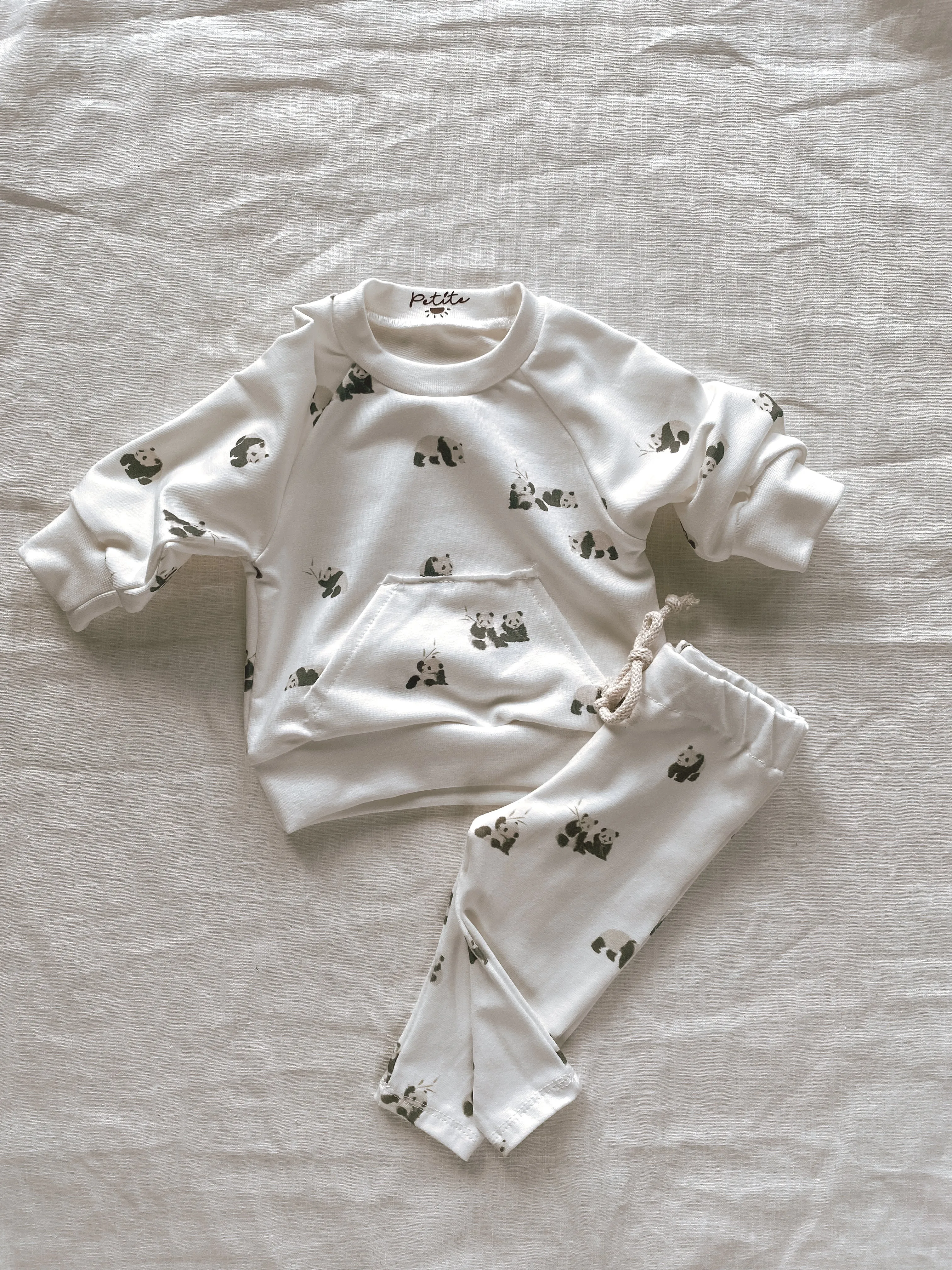 Baby cotton sweatshirt / panda