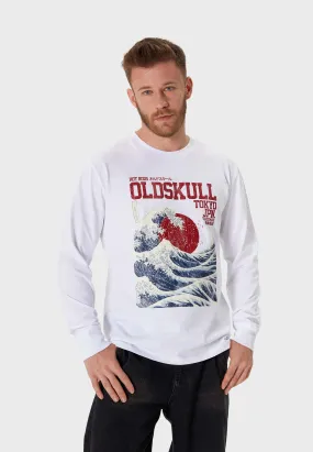 Big Wave Longsleeve T-Shirt White