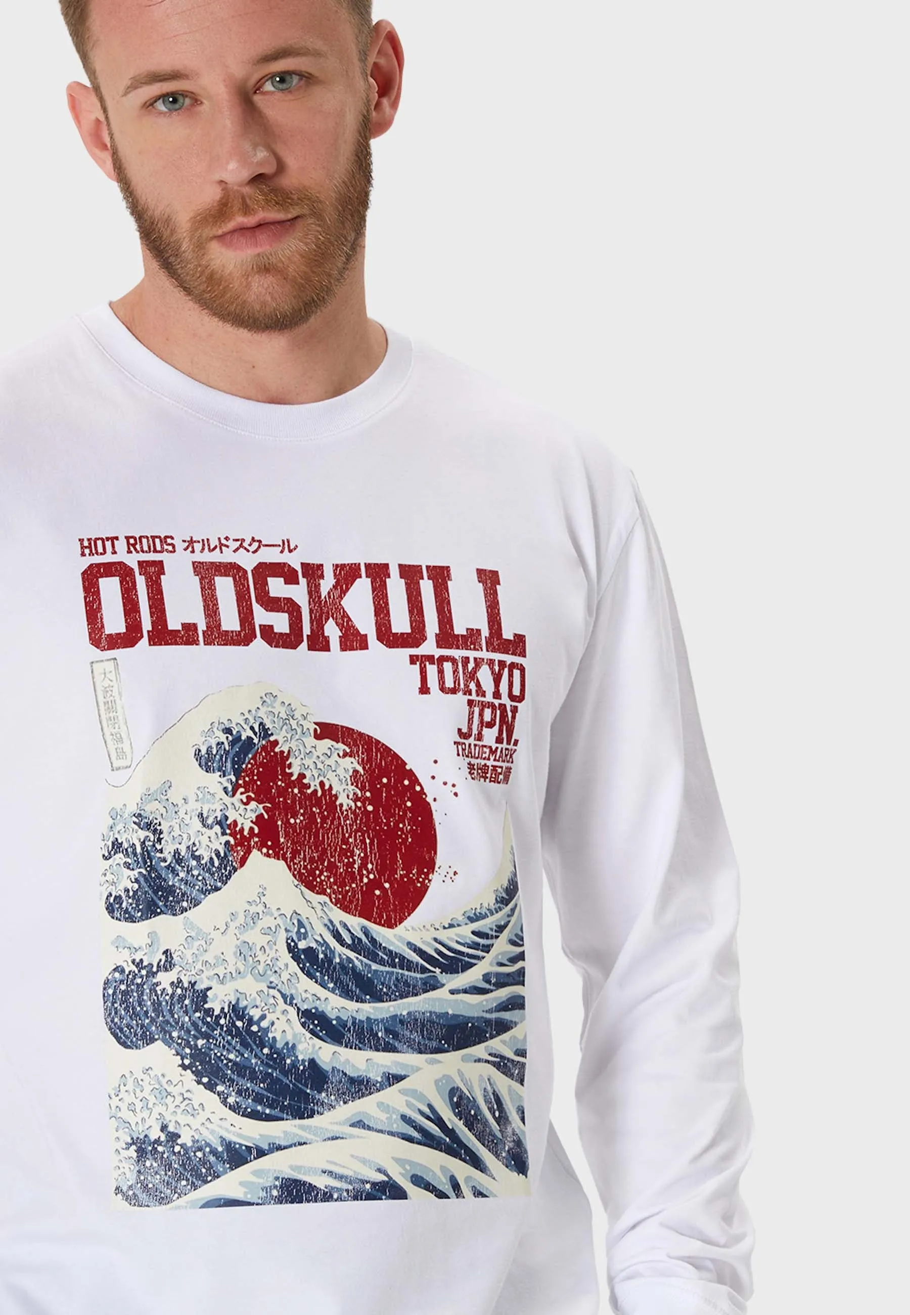 Big Wave Longsleeve T-Shirt White