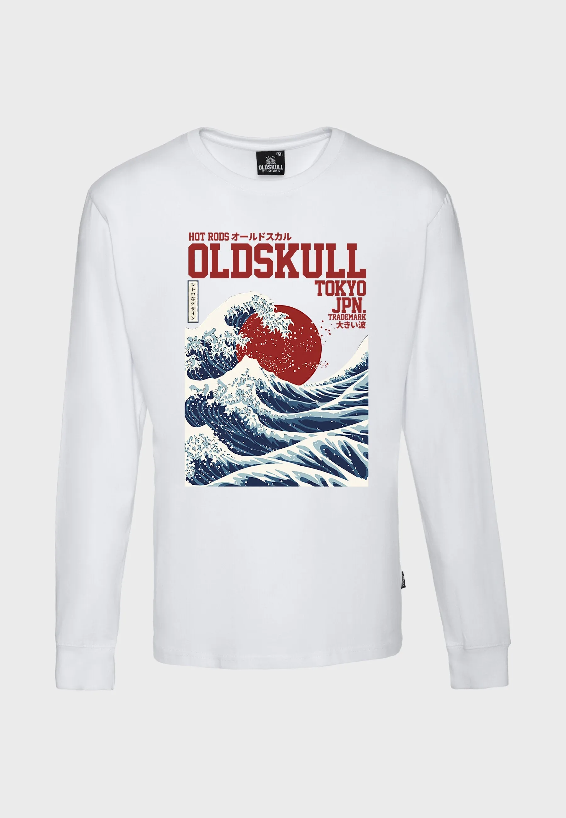 Big Wave Longsleeve T-Shirt White