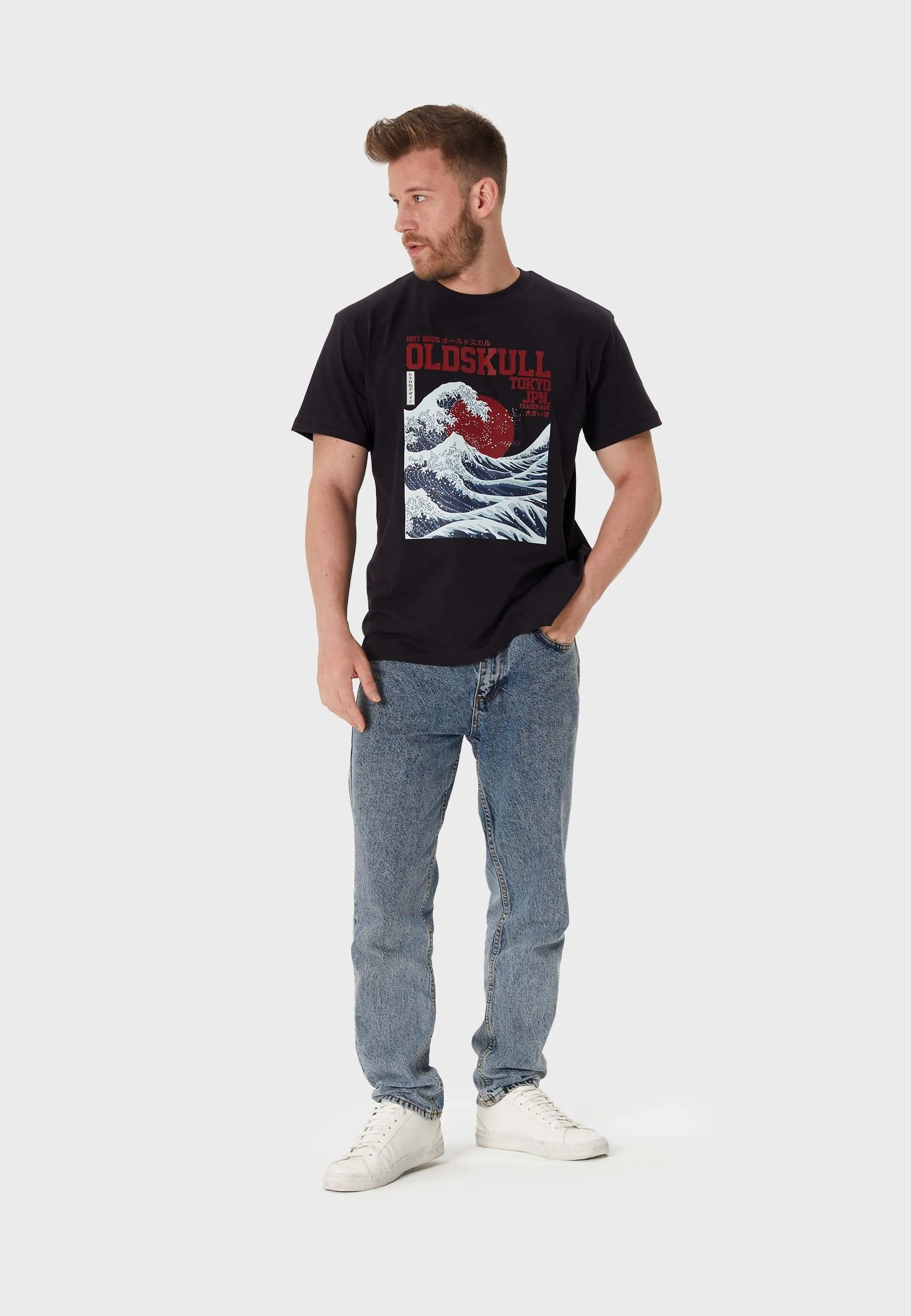 Big Wave T-Shirt Black