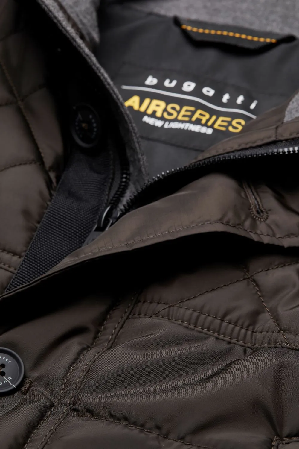 Bugatti Quilted Jacket, Brown