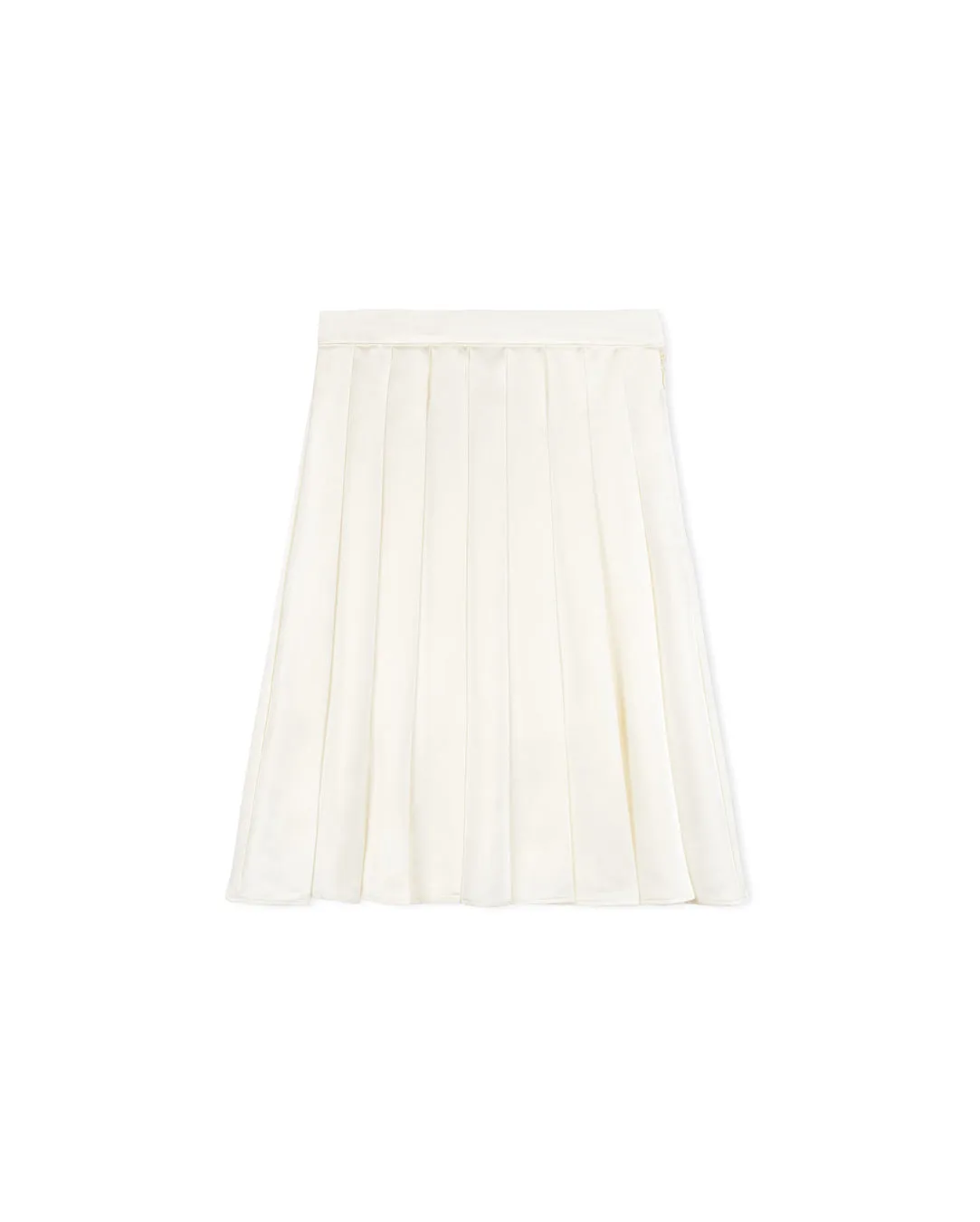 Carol - Pleated Silk Skirt