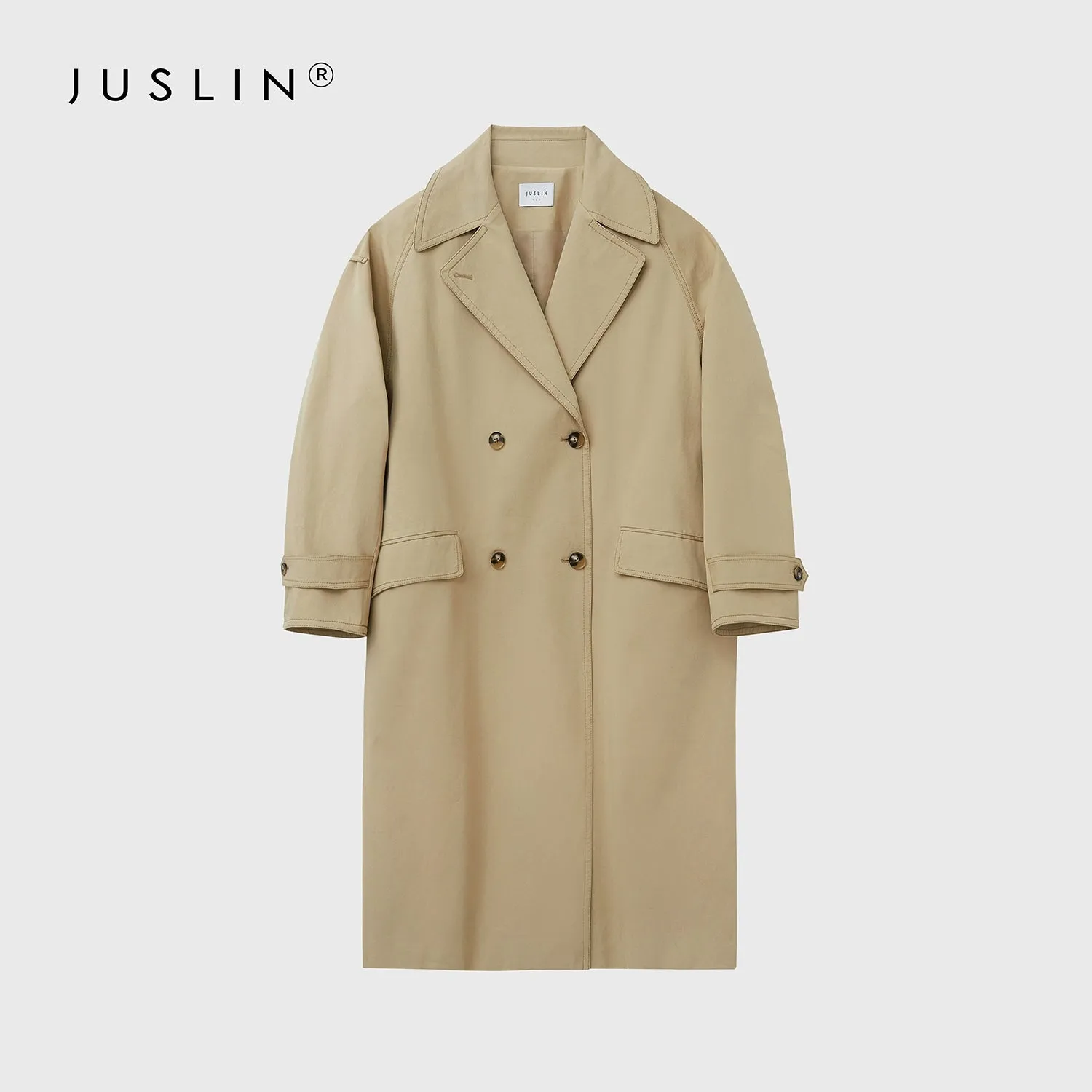 Classic Khaki Trench Coat