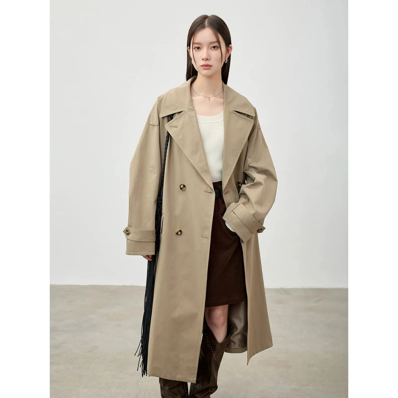 Classic Khaki Trench Coat