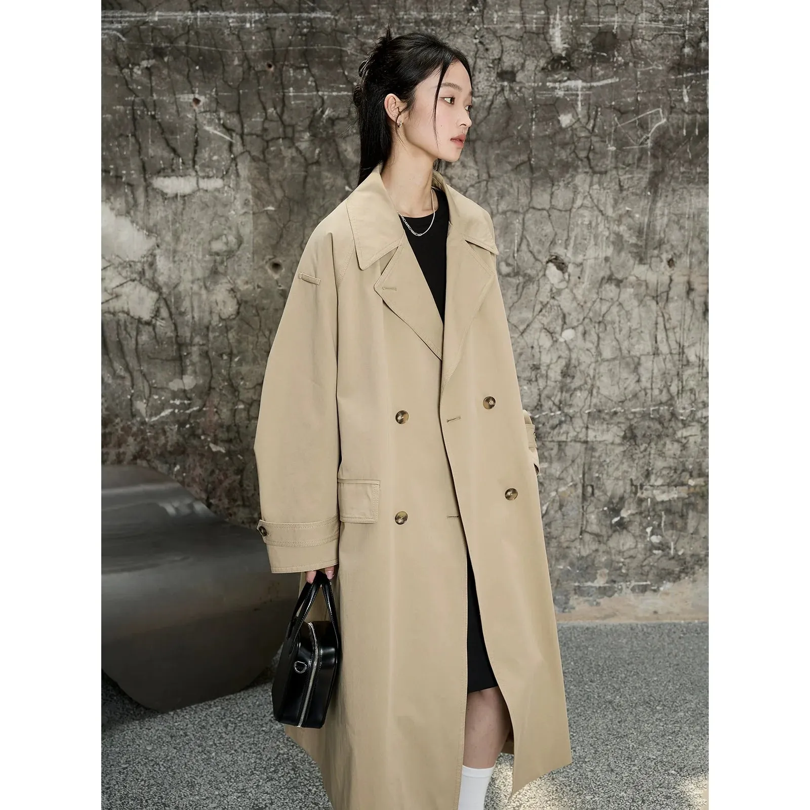 Classic Khaki Trench Coat