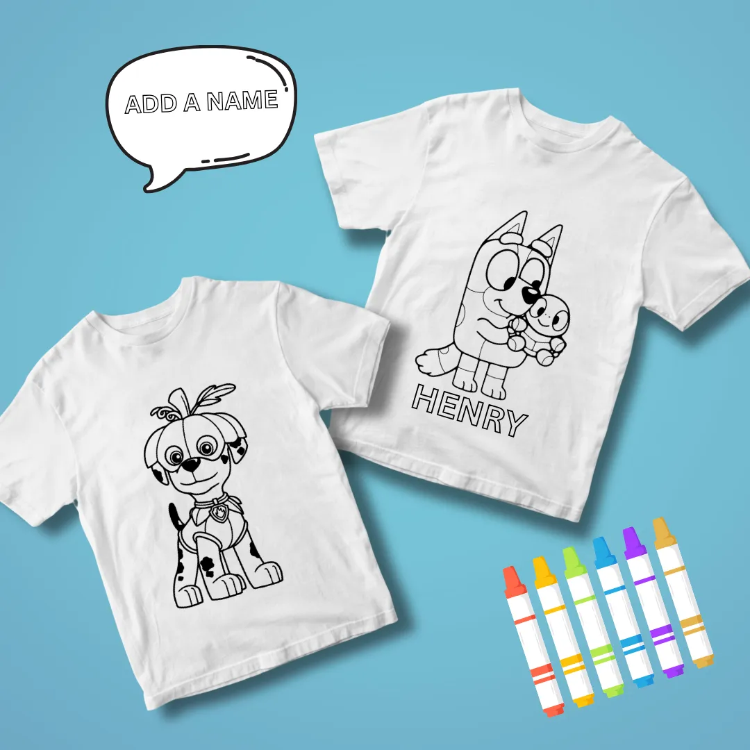 Colouring T-shirts