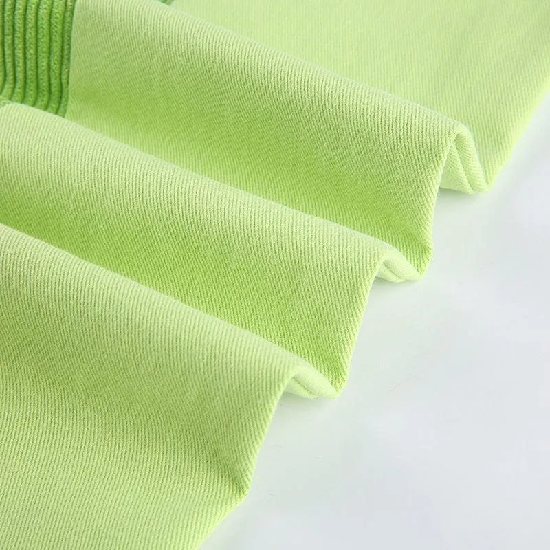 CORDUROY CUTOUT PANTS
