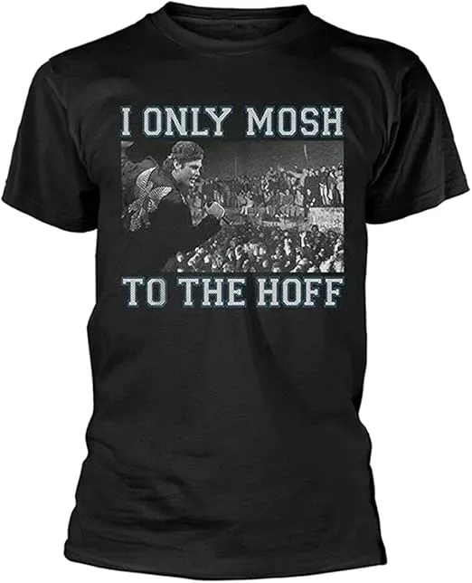 David Hasselhoff "I Only Mosh To The Hoff" T shirt - Size S