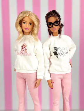 Delightful Dolls Sweatshirt , #ddsquad  and The doll Tailor Sweaters for Barbie dolls
