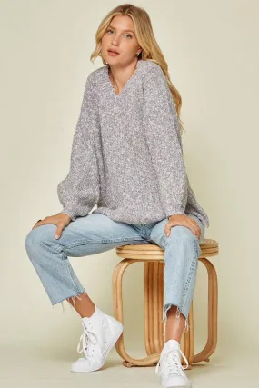 Destressed Details Sweater