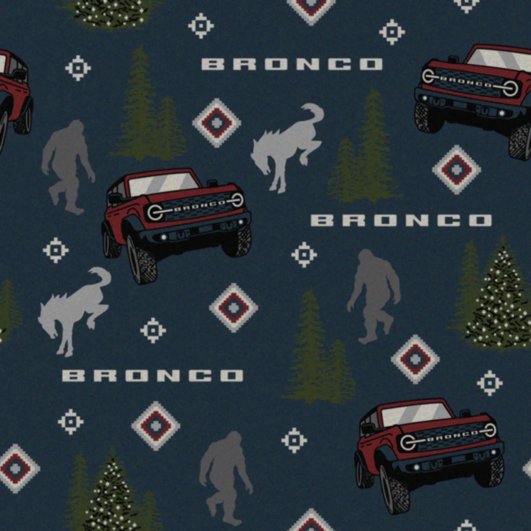 Comfortable Ford Bronco Holiday-Themed Lounge Pants