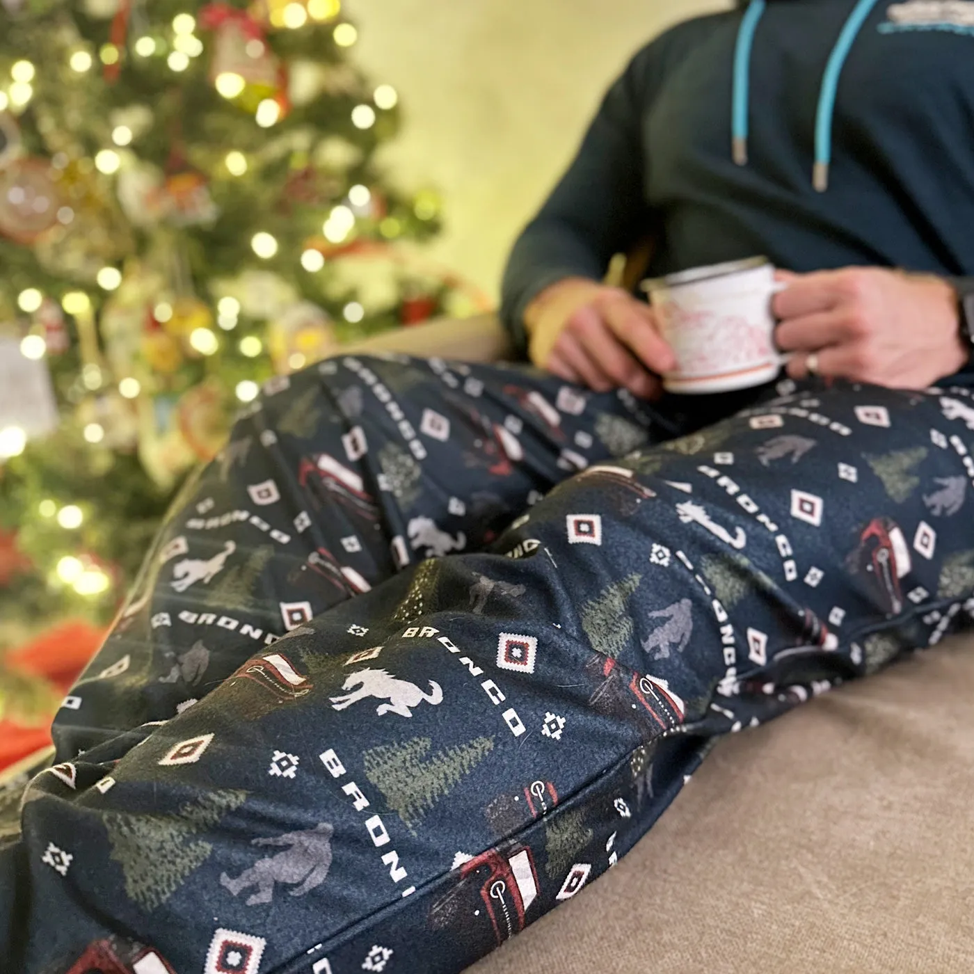 Comfortable Ford Bronco Holiday-Themed Lounge Pants