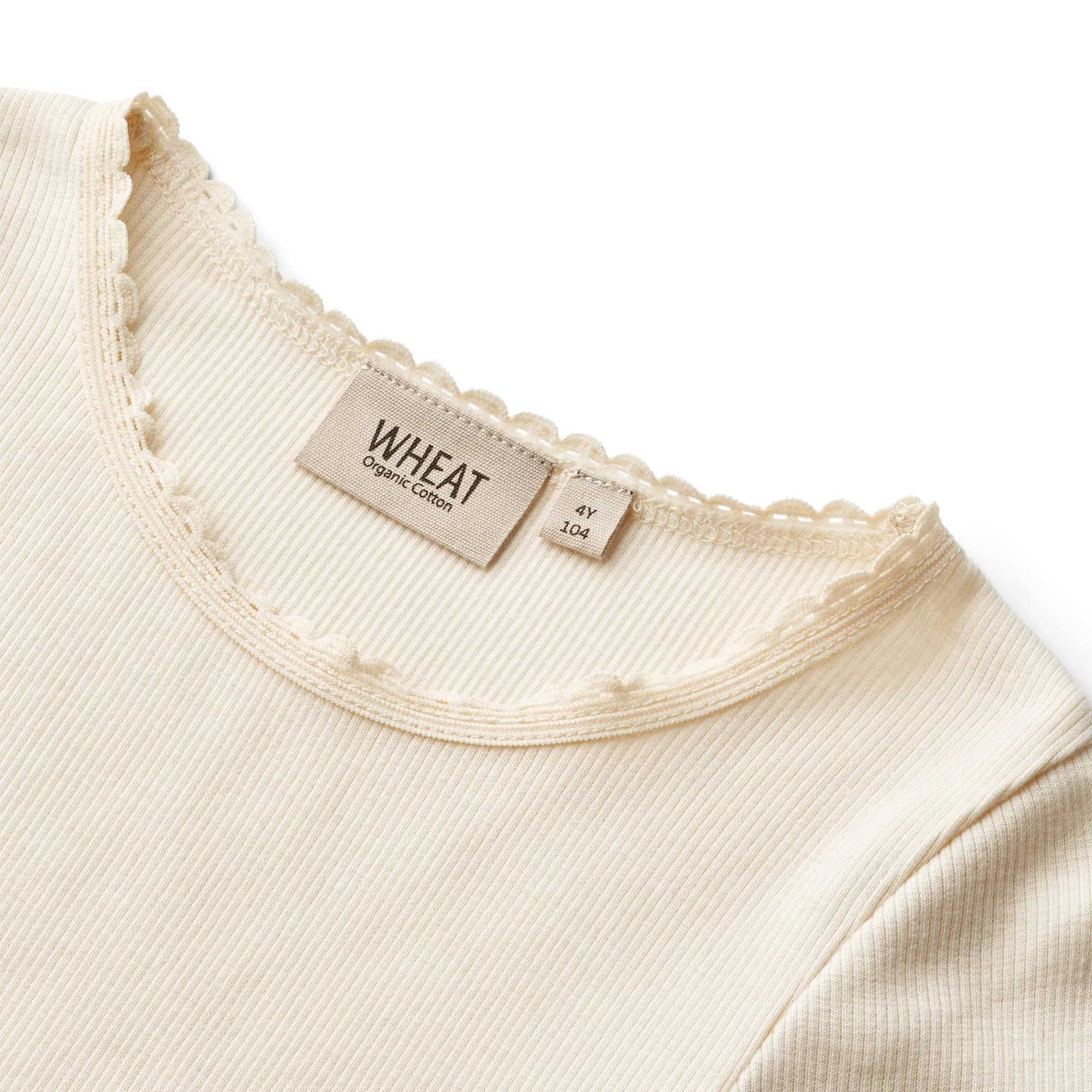 Geripptes T-Shirt Katie Cream