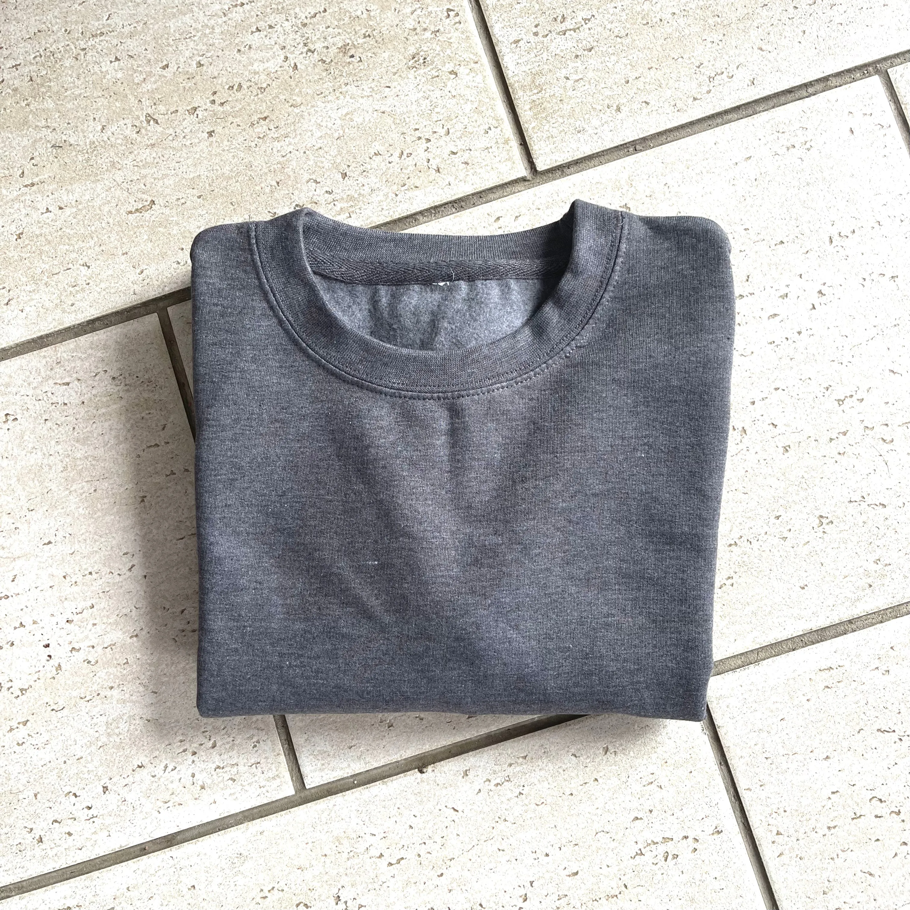 Glitter Star Sweatshirt - Charcoal