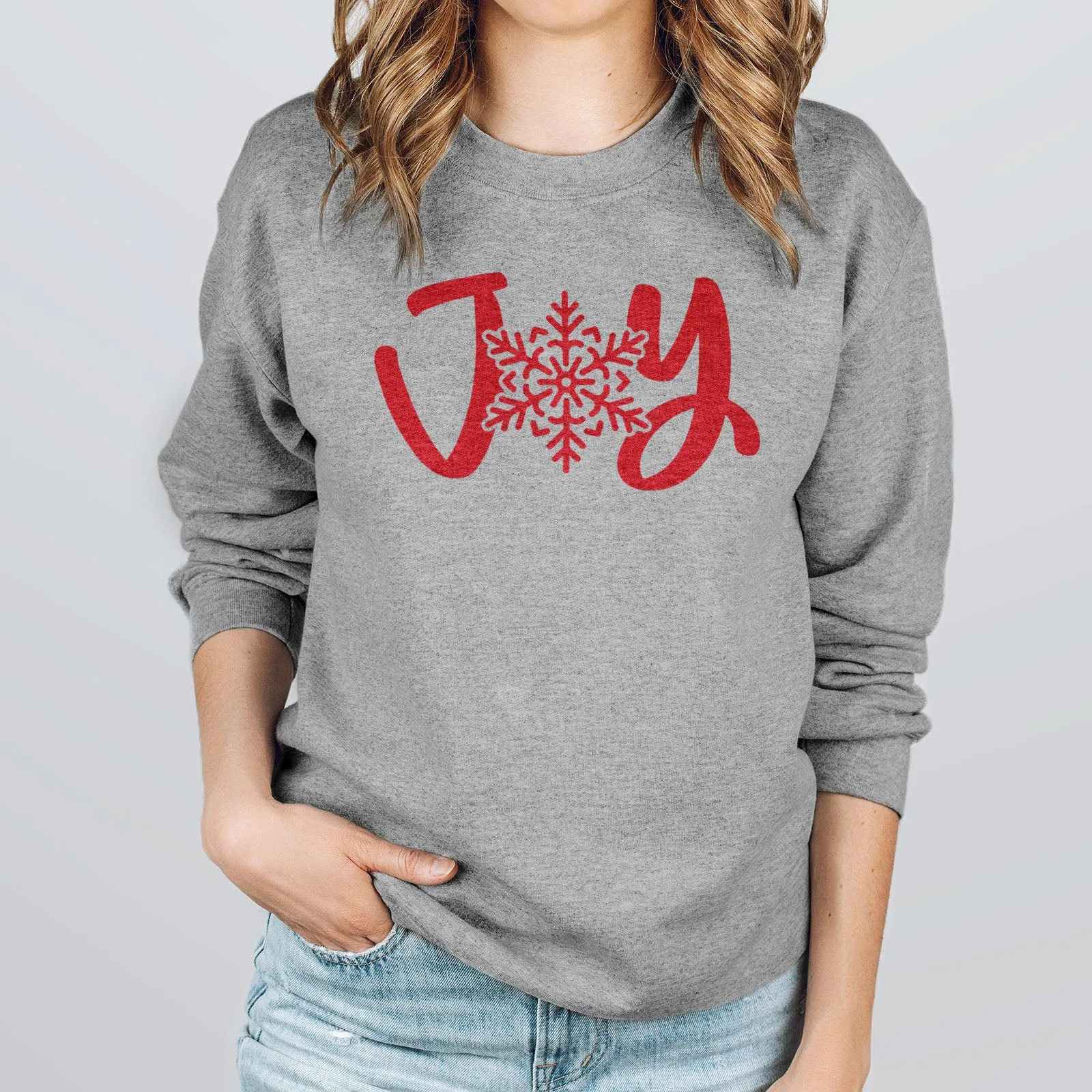 Joy Snowflake Sweatshirt