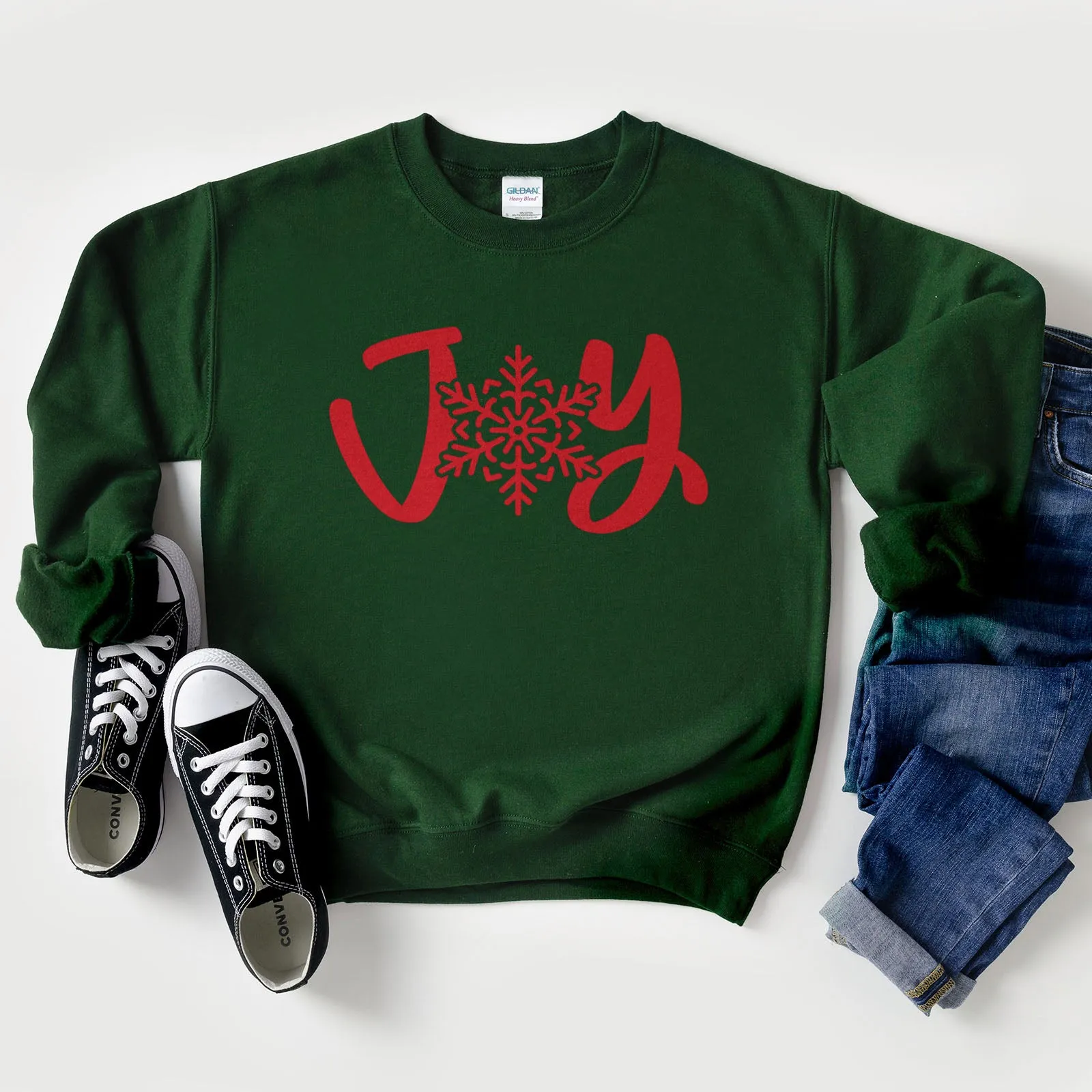 Joy Snowflake Sweatshirt