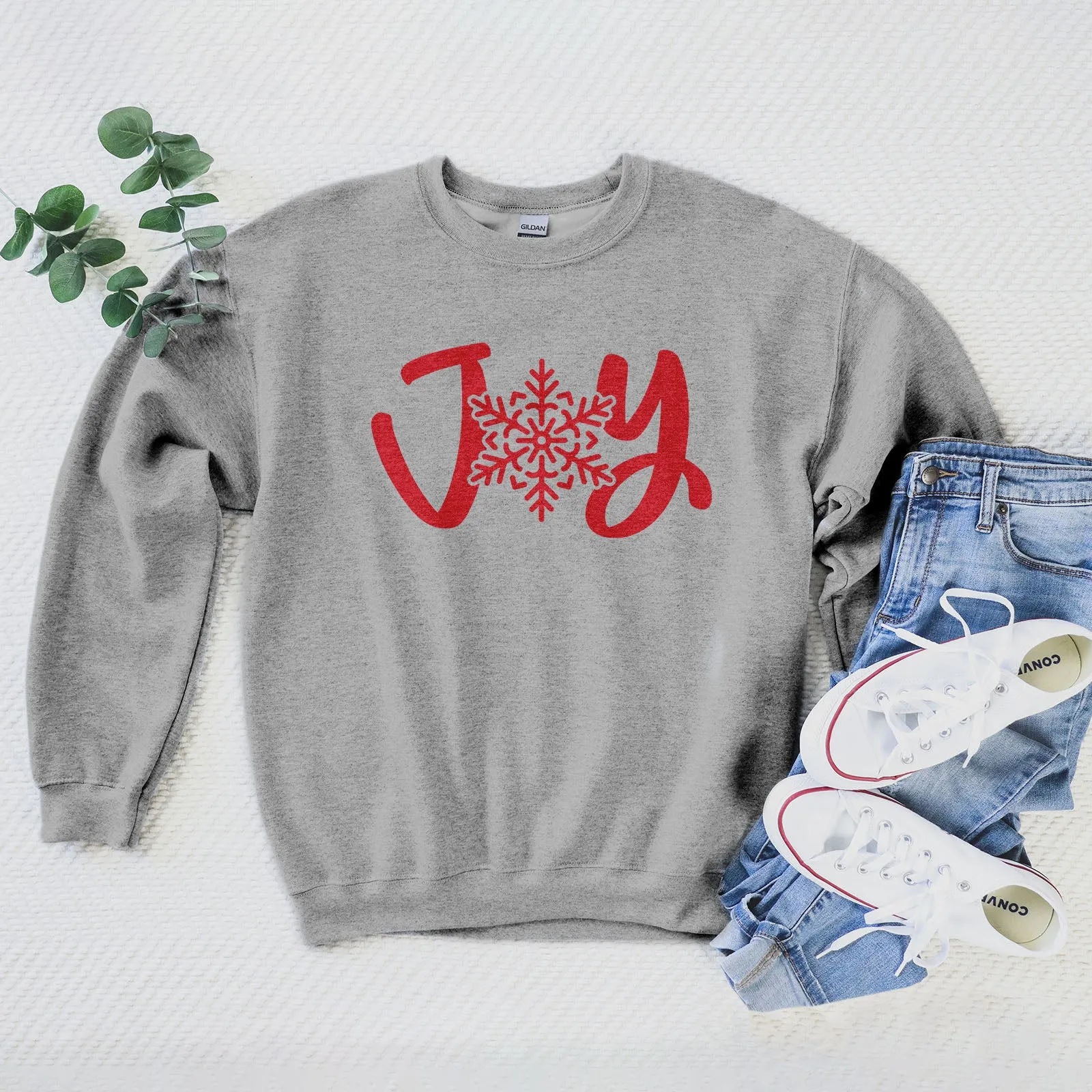 Joy Snowflake Sweatshirt