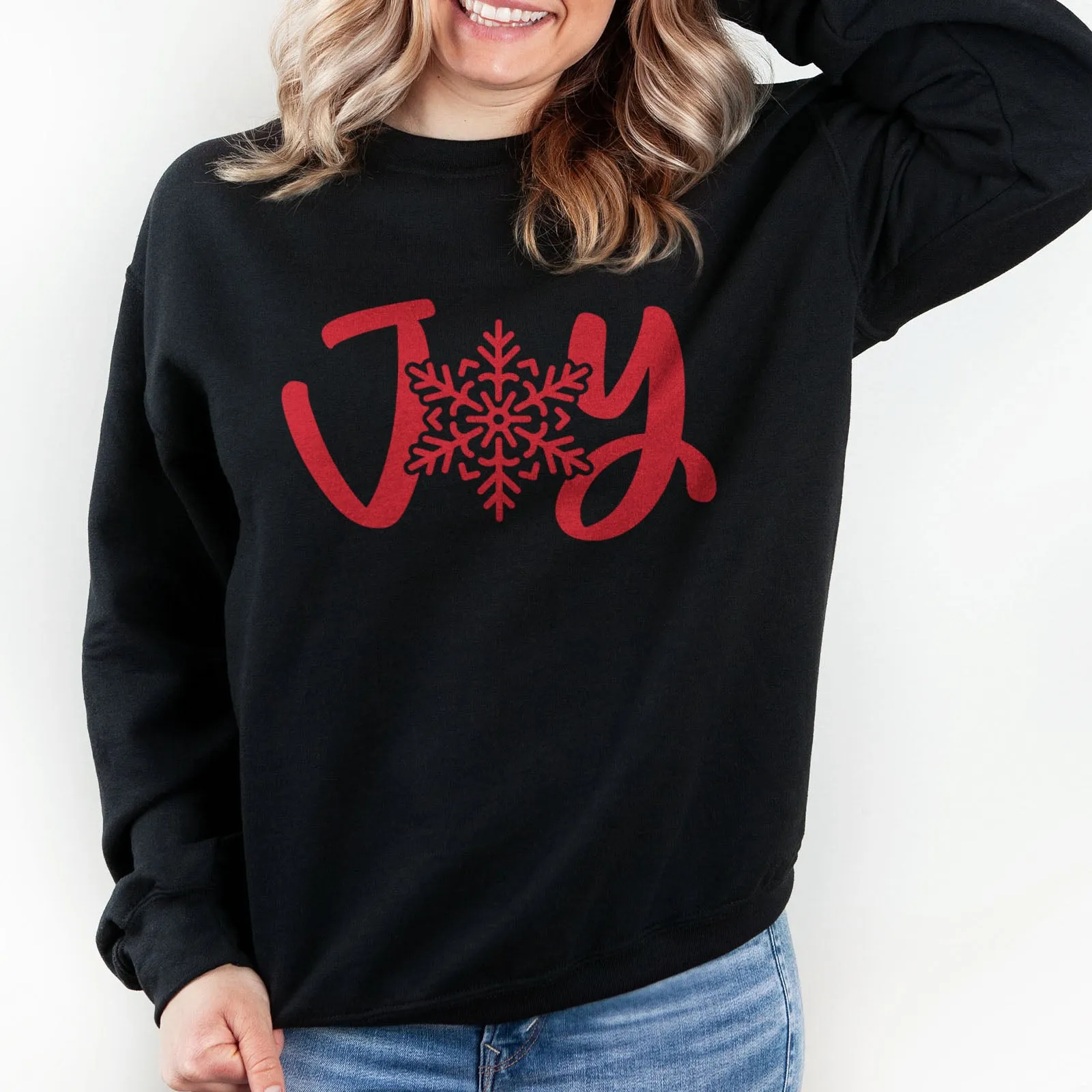Joy Snowflake Sweatshirt