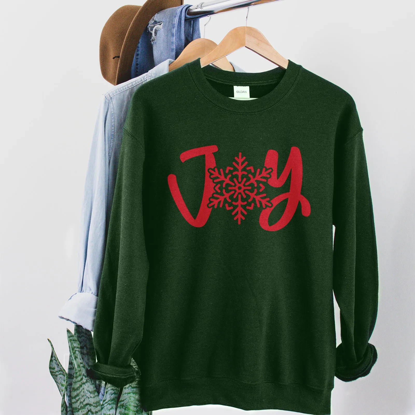 Joy Snowflake Sweatshirt