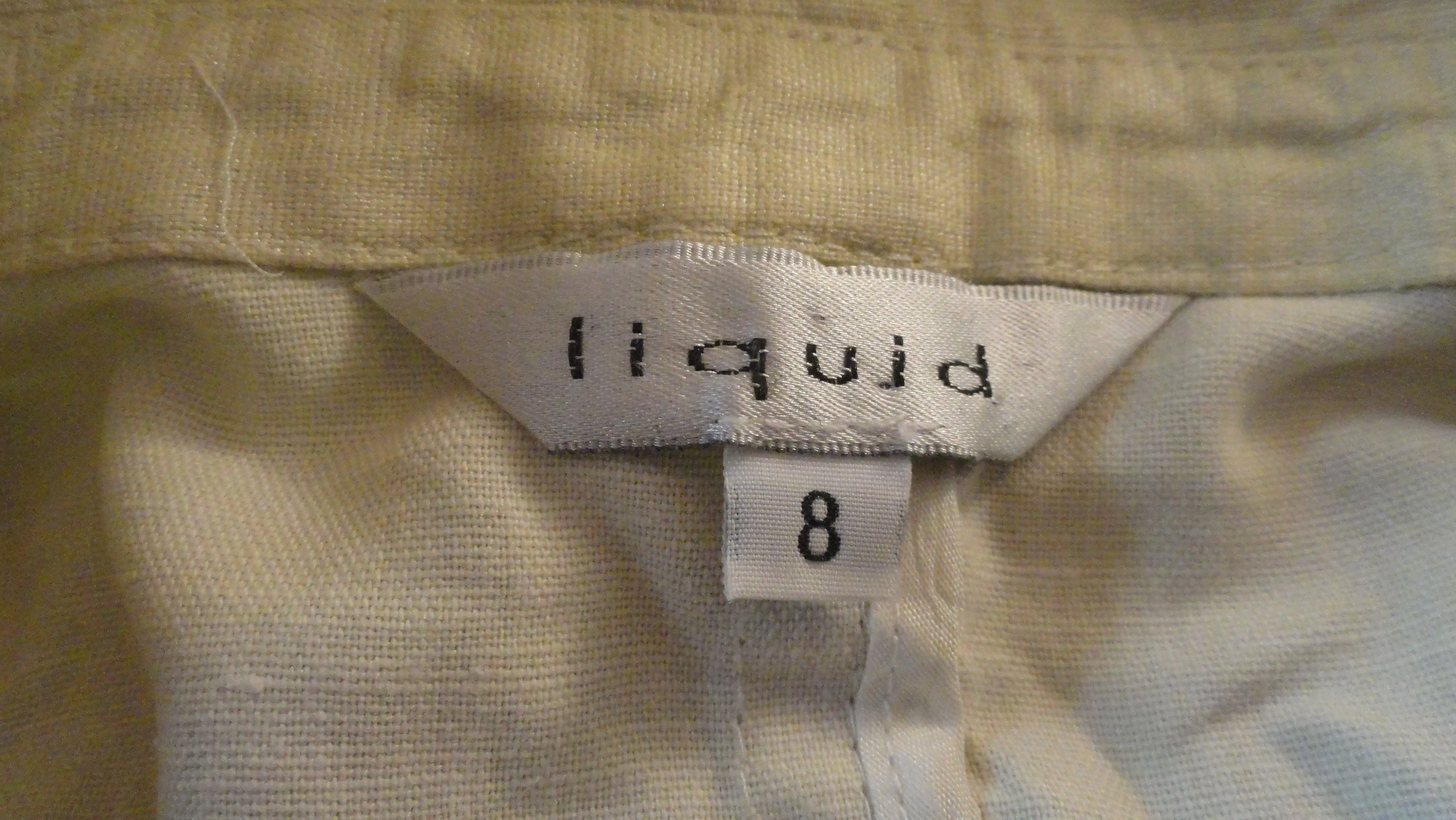 Liquid Cream Long Sleeve Trench Coat Size 8 SKU 000203