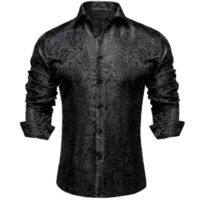 Long Sleeve Button Stripe Casual Men's Shirt
