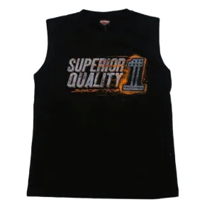 Men's One Super Black Sleeveless T
