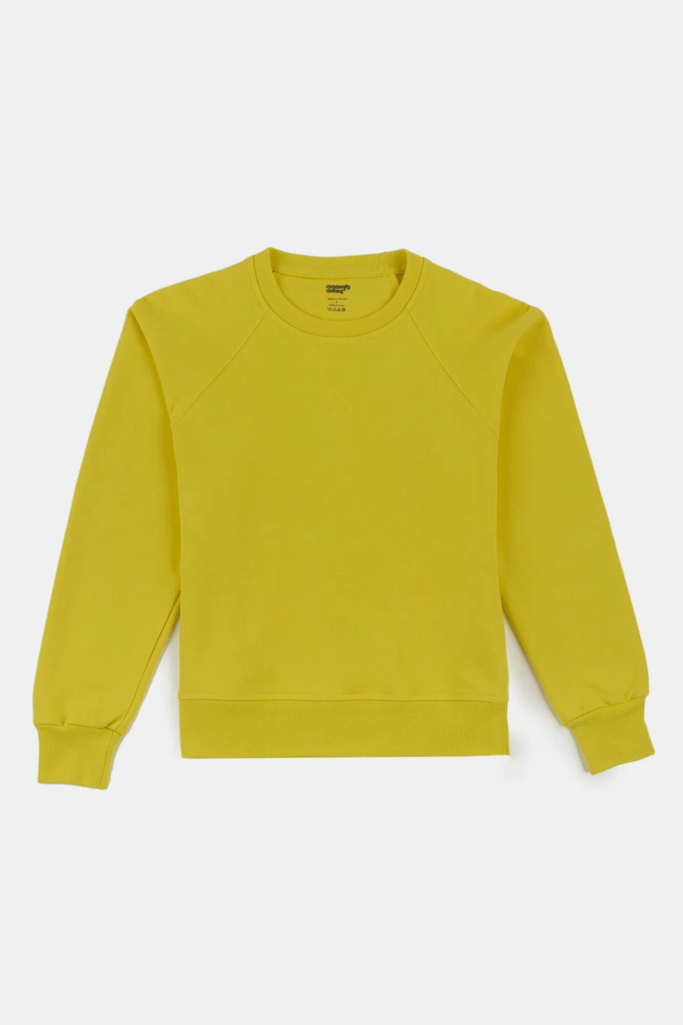 Men's Raglan Sweatshirt - Canary Yellow